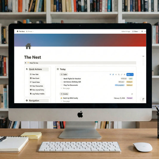 FocusNest (All-in-One Life Planner)